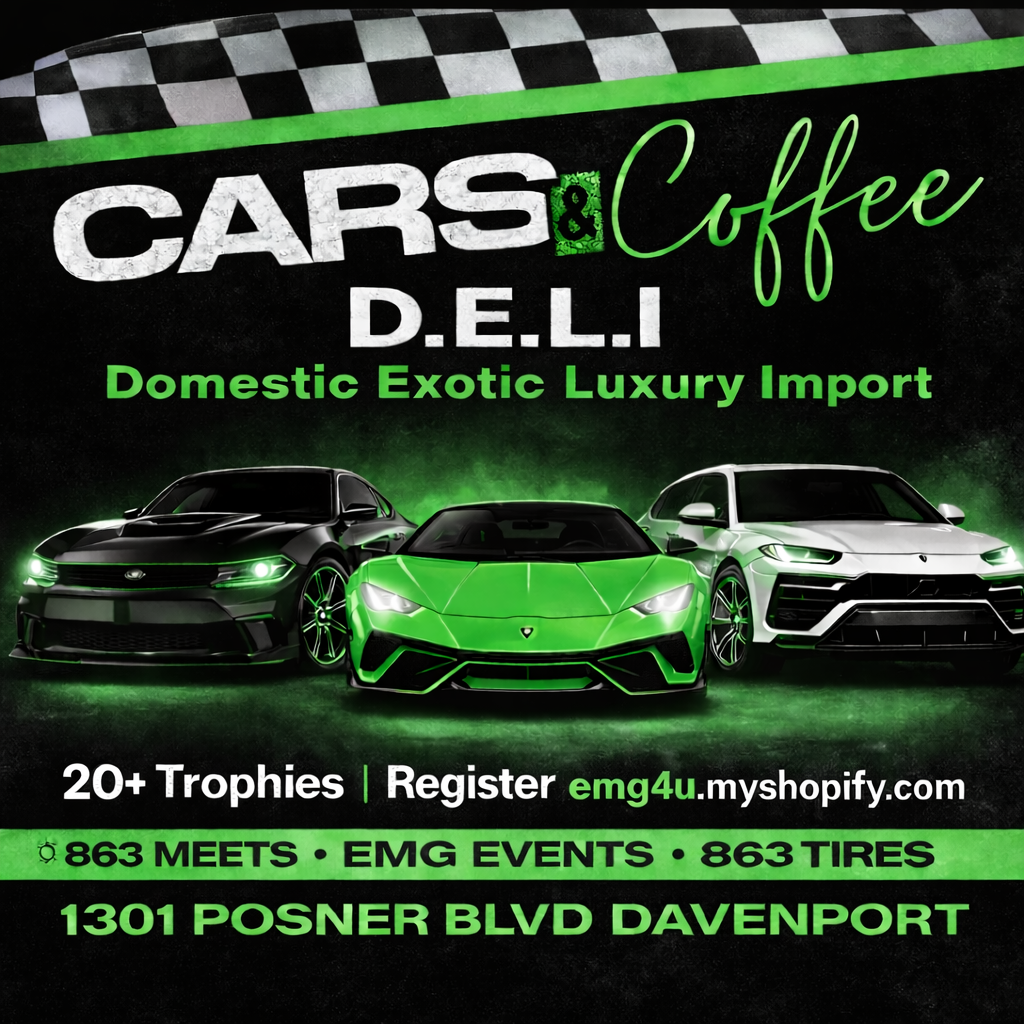 Cars & Coffee Davenport • D.E.L.I